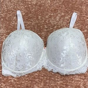 White Lace Bra